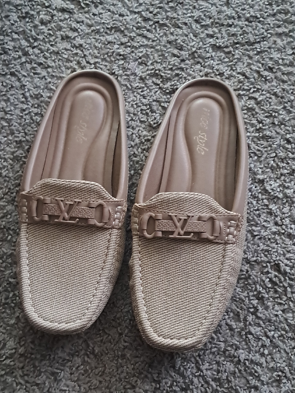 Women’s Tan Slip-On Loafers - Casual Comfort Slippers